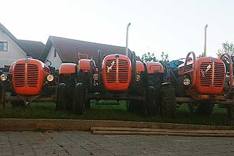 Steyr Jubiläumsserie Flotte von Stammkunde Fam. Schneider NÖ